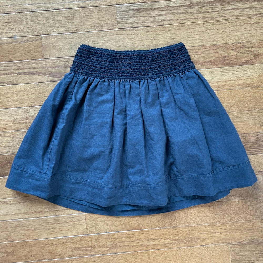 Blue/Navy J. Crew Skirt With Pockets - XXS